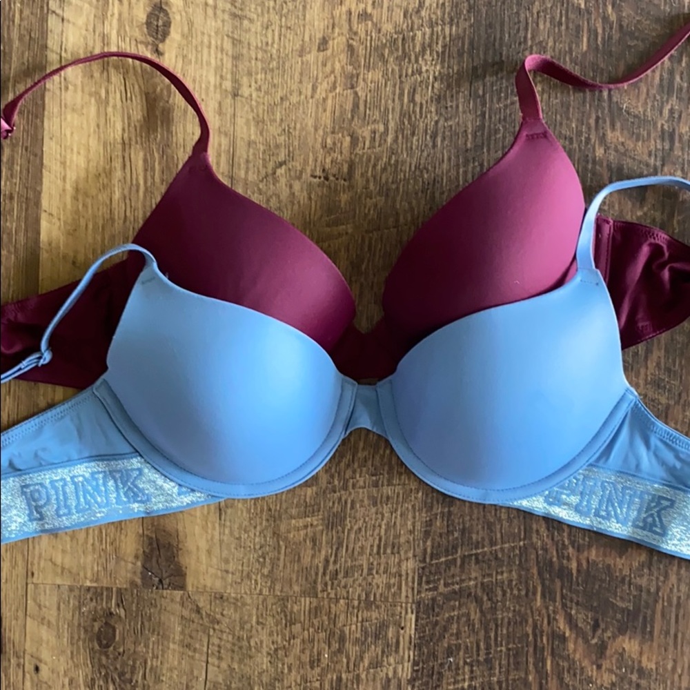 Pink Victoria’s Secret Bras